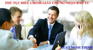 Thủ tục điều chỉnh giấy chứng nhận đăng ký đầu tư